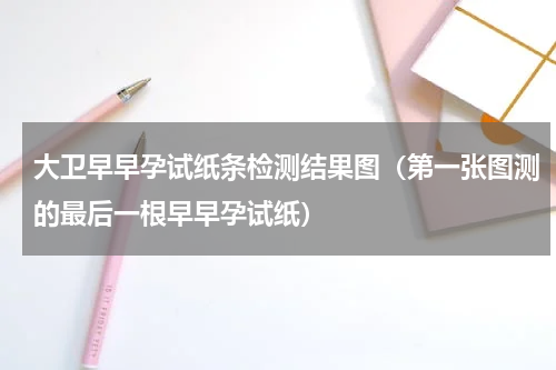 大卫早早孕试纸条检测结果图（第一张图测的最后一根早早孕试纸）