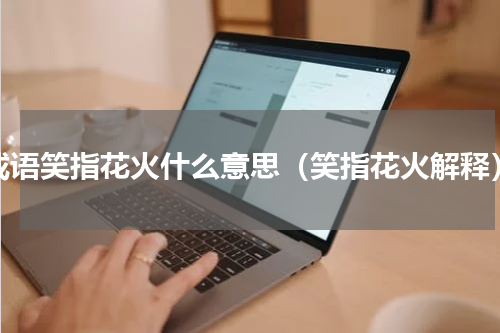 成语笑指花火什么意思（笑指花火解释）