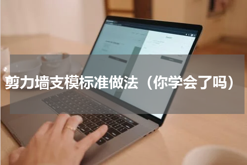 剪力墙支模标准做法（你学会了吗）