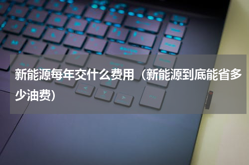 新能源每年交什么费用（新能源到底能省多少油费）