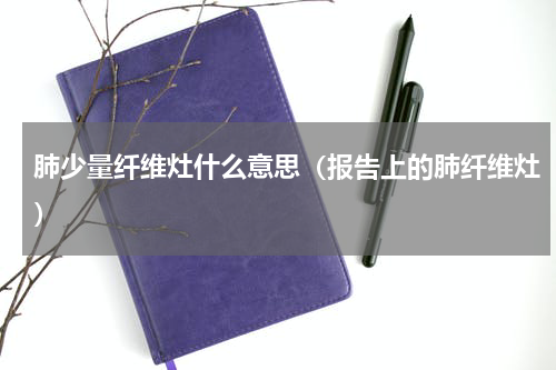 肺少量纤维灶什么意思（报告上的肺纤维灶）