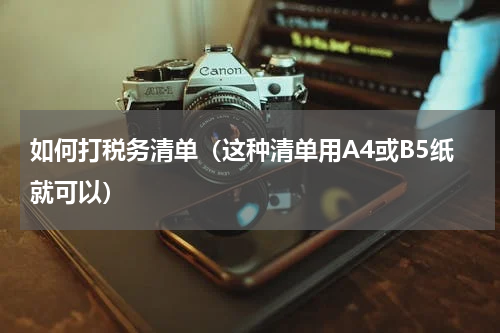 如何打税务清单（这种清单用A4或B5纸就可以）