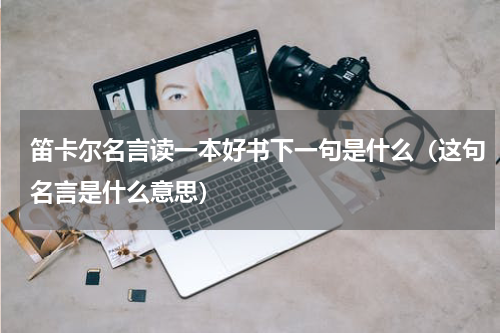 笛卡尔名言读一本好书下一句是什么（这句名言是什么意思）