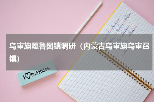 乌审旗嘎鲁图镇调研（内蒙古乌审旗乌审召镇）