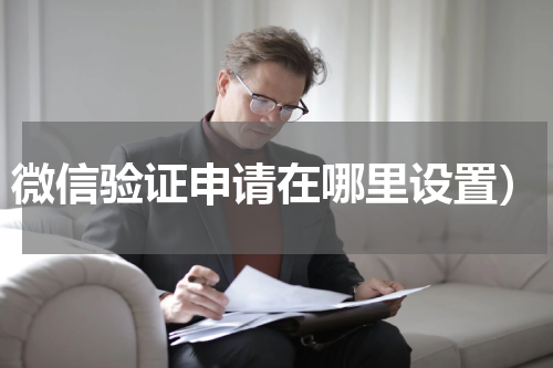 微信验证申请在哪里设置）