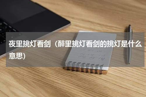 夜里挑灯看剑（醉里挑灯看剑的挑灯是什么意思）