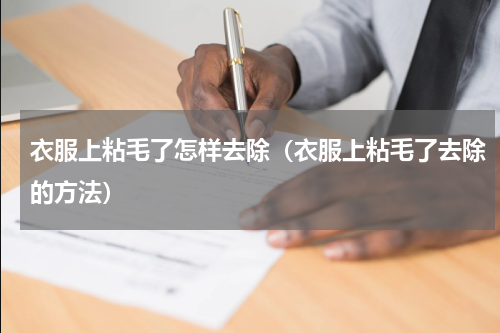 衣服上粘毛了怎样去除（衣服上粘毛了去除的方法）