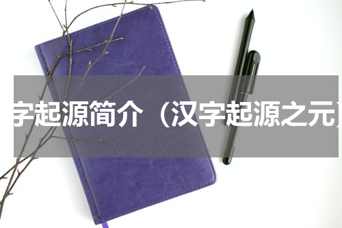 汉字起源简介（汉字起源之元）