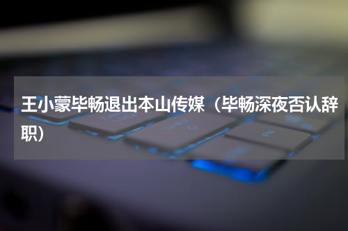 王小蒙毕畅退出本山传媒（毕畅深夜否认辞职）