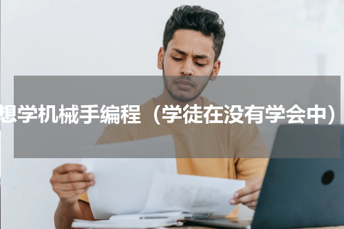 想学机械手编程（学徒在没有学会中）