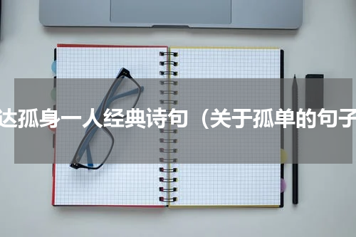 表达孤身一人经典诗句（关于孤单的句子）