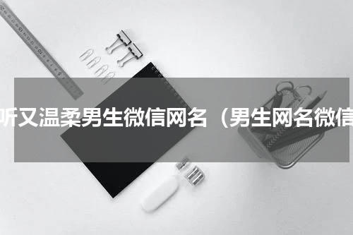 好听又温柔男生微信网名（男生网名微信）