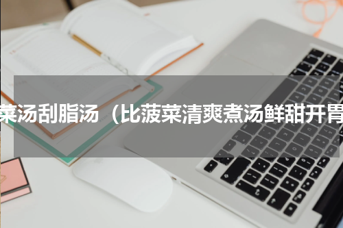 菠菜汤刮脂汤（比菠菜清爽煮汤鲜甜开胃）