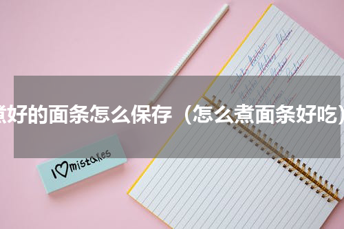 煮好的面条怎么保存（怎么煮面条好吃）