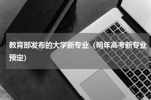 教育部发布的大学新专业（明年高考新专业预定）