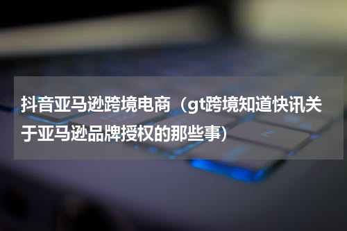 抖音亚马逊跨境电商（gt跨境知道快讯关于亚马逊品牌授权的那些事）