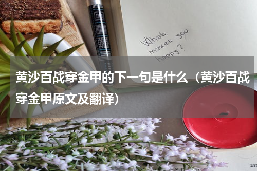 黄沙百战穿金甲的下一句是什么（黄沙百战穿金甲原文及翻译）