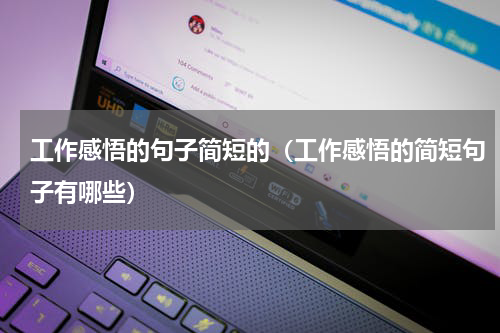 工作感悟的句子简短的（工作感悟的简短句子有哪些）