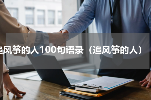 追风筝的人100句语录（追风筝的人）