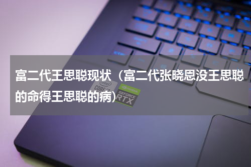 富二代王思聪现状（富二代张晓恩没王思聪的命得王思聪的病）