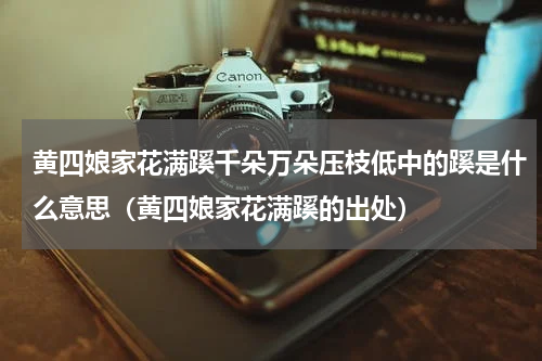 黄四娘家花满蹊千朵万朵压枝低中的蹊是什么意思（黄四娘家花满蹊的出处）