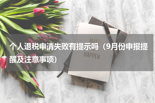 个人退税申请失败有提示吗（9月份申报提醒及注意事项）