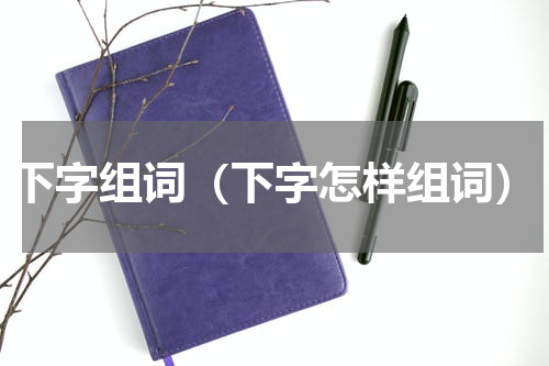 下字组词（下字怎样组词）