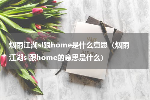 烟雨江湖sl跟home是什么意思（烟雨江湖sl跟home的意思是什么）