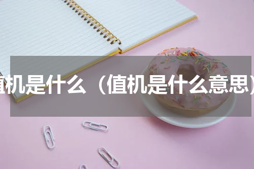 值机是什么（值机是什么意思）
