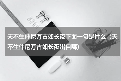 天不生仲尼万古如长夜下面一句是什么（天不生仲尼万古如长夜出自哪）