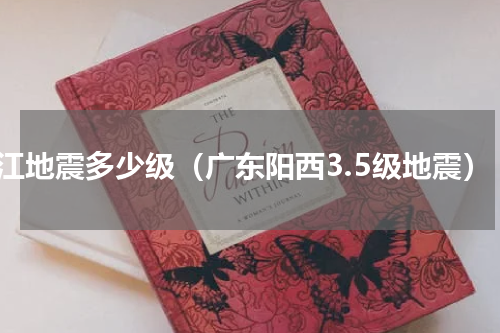 阳江地震多少级（广东阳西3.5级地震）