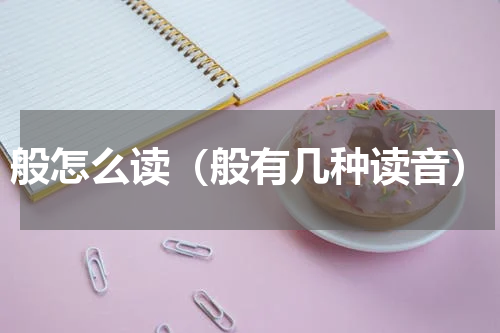般怎么读（般有几种读音）