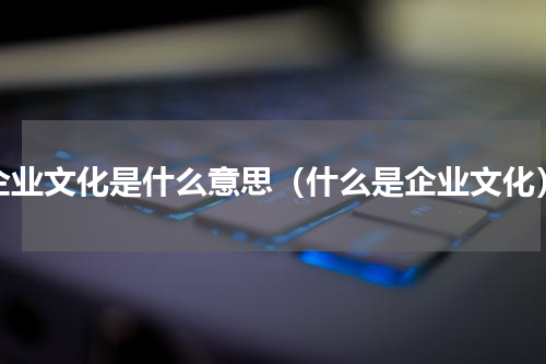 企业文化是什么意思（什么是企业文化）