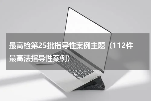 最高检第25批指导性案例主题（112件最高法指导性案例）