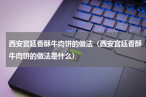 西安宫廷香酥牛肉饼的做法（西安宫廷香酥牛肉饼的做法是什么）