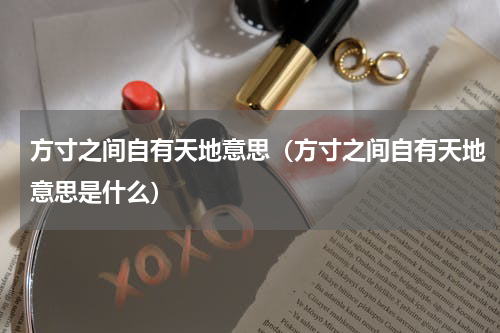 方寸之间自有天地意思（方寸之间自有天地意思是什么）