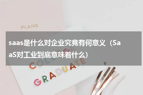 saas是什么对企业究竟有何意义（SaaS对工业到底意味着什么）