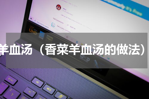 羊血汤（香菜羊血汤的做法）