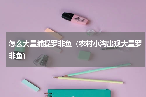 怎么大量捕捉罗非鱼（农村小沟出现大量罗非鱼）