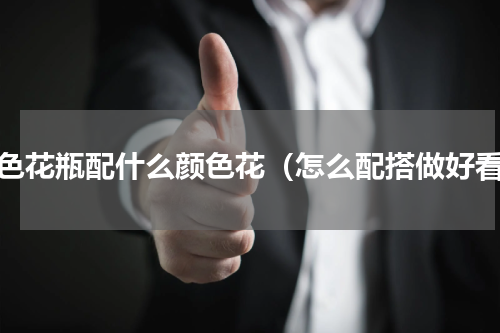 蓝色花瓶配什么颜色花（怎么配搭做好看）