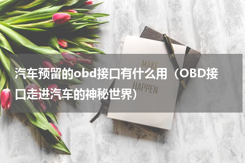 汽车预留的obd接口有什么用（OBD接口走进汽车的神秘世界）