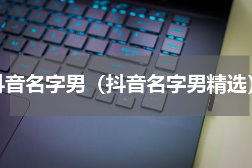 抖音名字男（抖音名字男精选）