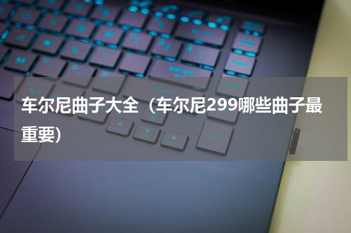 车尔尼曲子大全（车尔尼299哪些曲子最重要）