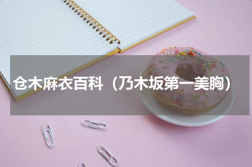 仓木麻衣百科（乃木坂第一美胸）