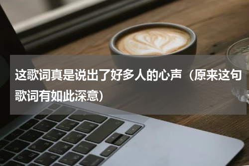这歌词真是说出了好多人的心声（原来这句歌词有如此深意）