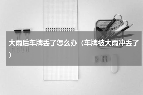 大雨后车牌丢了怎么办（车牌被大雨冲丢了）