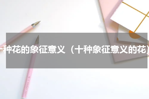 十种花的象征意义（十种象征意义的花）