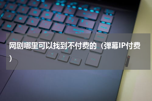 网剧哪里可以找到不付费的（弹幕IP付费）