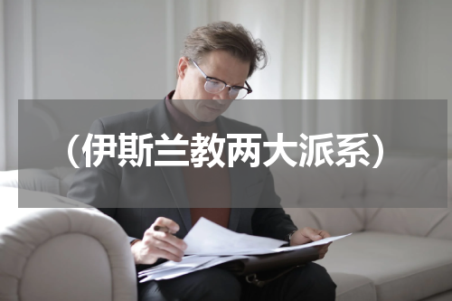 （伊斯兰教两大派系）