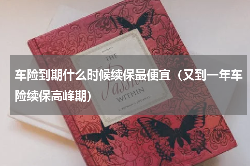 车险到期什么时候续保最便宜（又到一年车险续保高峰期）